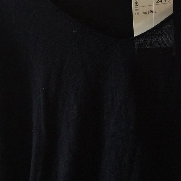 H&M sheer black tunic top new with tags! - Picture 2 of 3